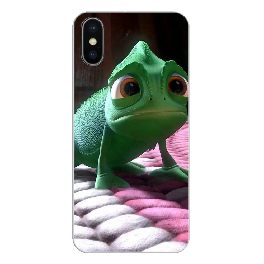 Tangled Rapunzel Chameleon Pascal Poster Silicone Phone Bag Case For Xiaomi Redmi 4X S2 3S Note 3 4 5 6 6A Por Pocophone F1 Mi |