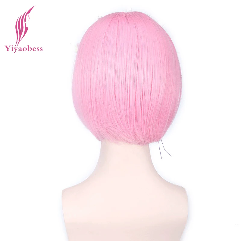 Yiyaobess 12inch Ram Rem Pink Light Blue Straight Short Bob Wigs For Women Cosplay Costume Synthetic Hair Wigs For Women
Yiyaobess 12inch Ram Rem Pink Light Blue Straight Short Bob Wigs For Women Cosplay Costume Synthetic Hair Wigs For Women