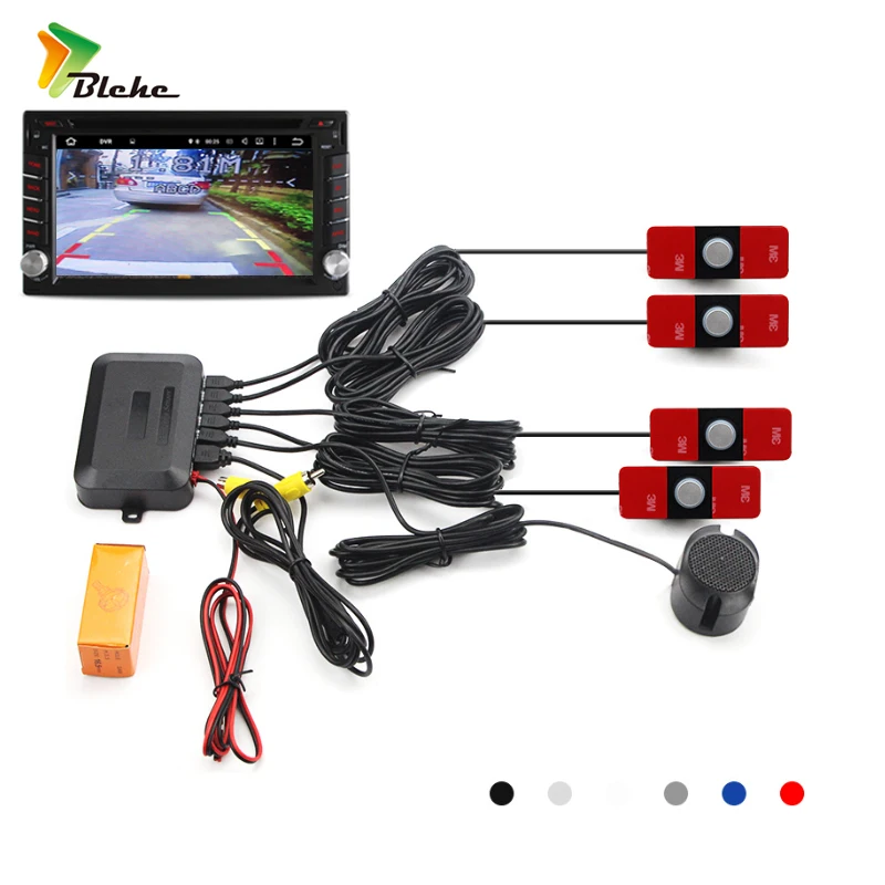 Blchc плоский датчик парковки автомобиля с системой ранней сигнализации + звуковое