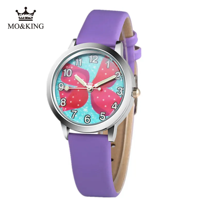 Relogio feminino 2018 Новый relojes детские часы с рисунком из мультфиломов лук узел модная