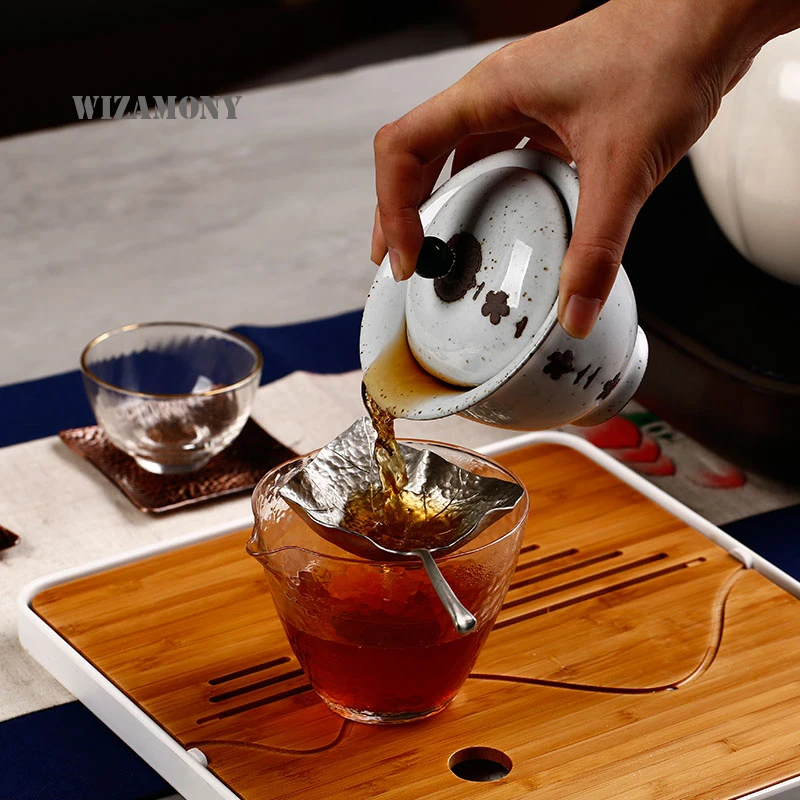 Wisamony чайный набор кунг фу чаша Gaiwan 170 мл Цзиндэчжэнь Элегантный Красивый Чайничек