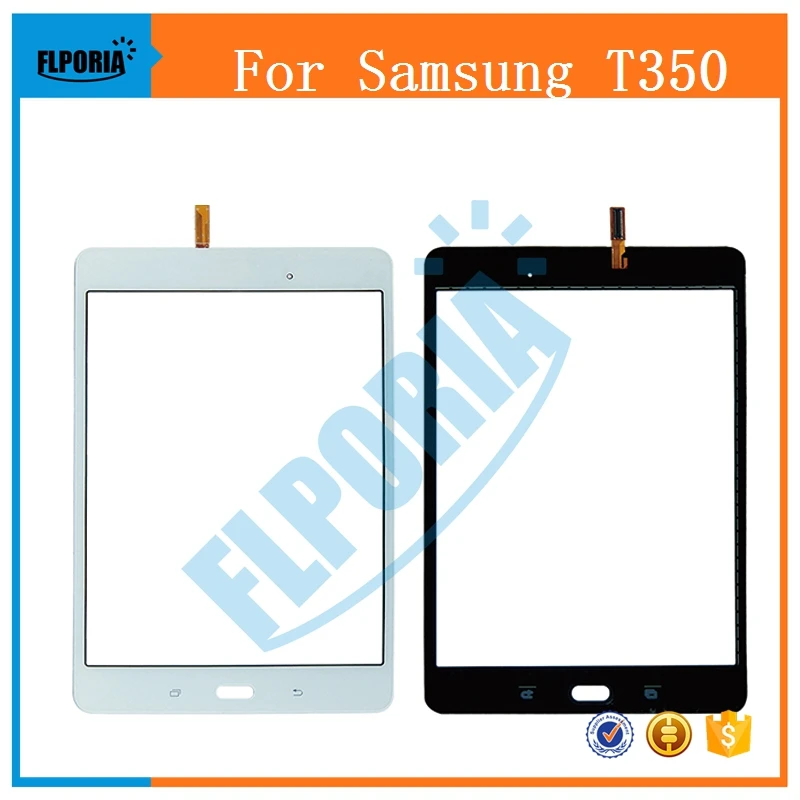 Сенсорный экран для Samsung Galaxy Tab A T350 SM дигитайзер внешняя панель Переднее стекло