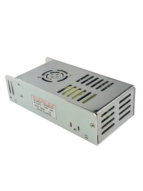 10PCS DC24V 10A 240W LED Switch Power Supply 220V Input to DC 24V Led Driver lighting Transformer for LCD led equipment | Лампы и
