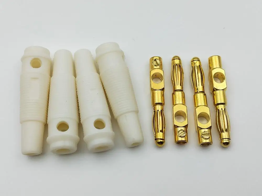 100 шт. позолоченные штекеры 4 мм|test connector|test goldtest plug |