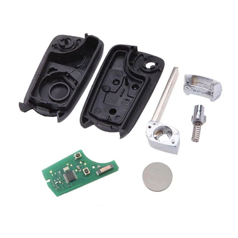 PREISEI 2 кнопочный Выкидной пульт дистанционного управления автомобильный ключ для