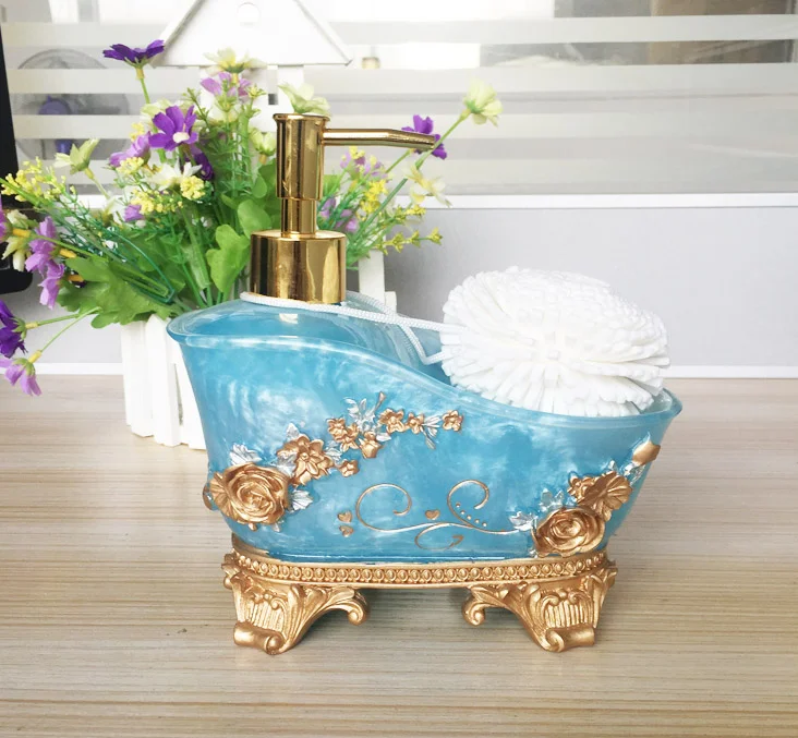 Европейский Стиль дома дозатор для жидкого мыла насос шампунь бутылка