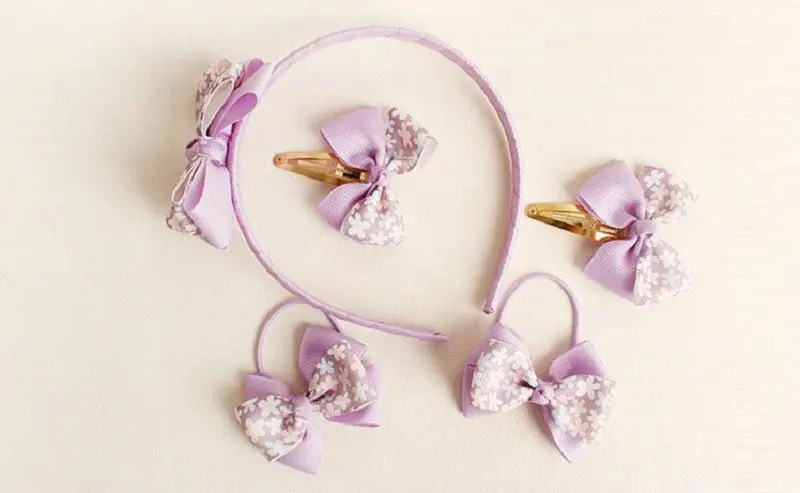 Детские головные уборы для девушек, Подарочная коробка, заколки для волос, эластичные резинки для волос, Детские аксессуары для волос T8
