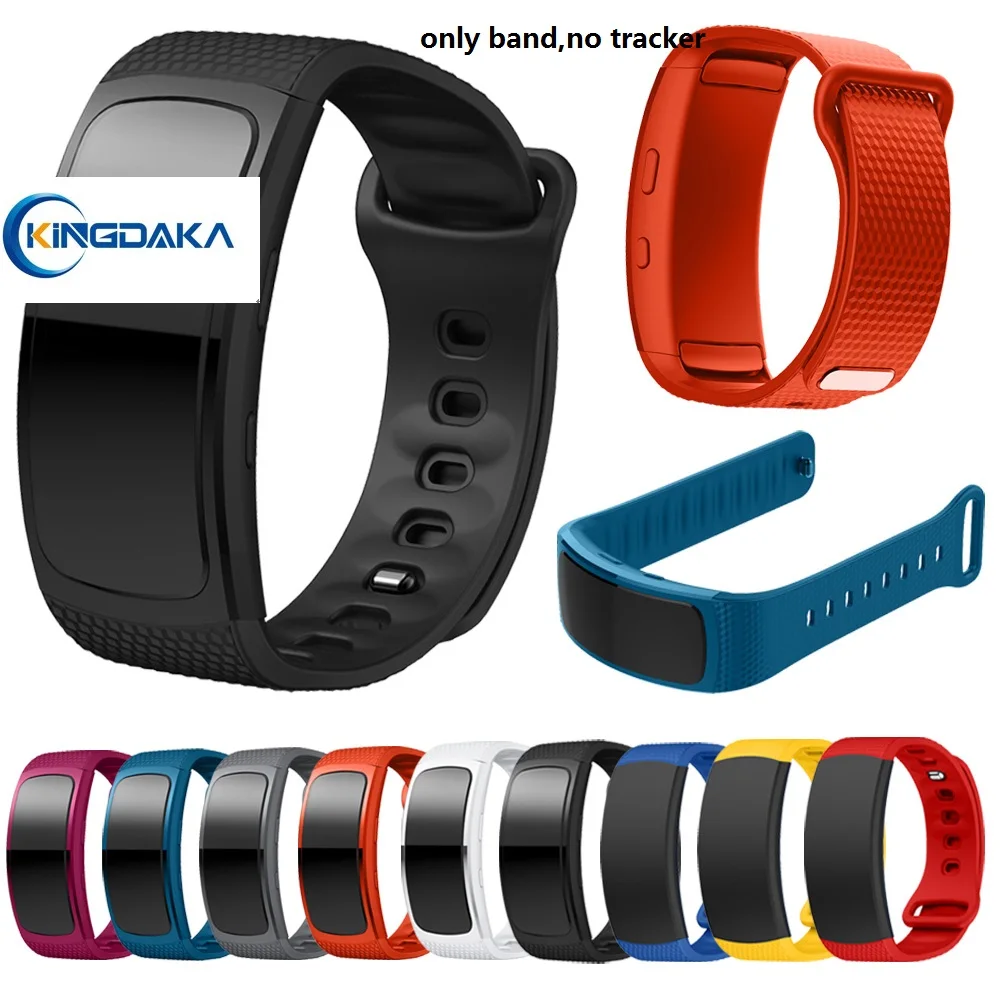 1 шт. Спортивные силиконовые часы заменяют ремешок на запястье для Gear Fit 2 SM-R360 1:1