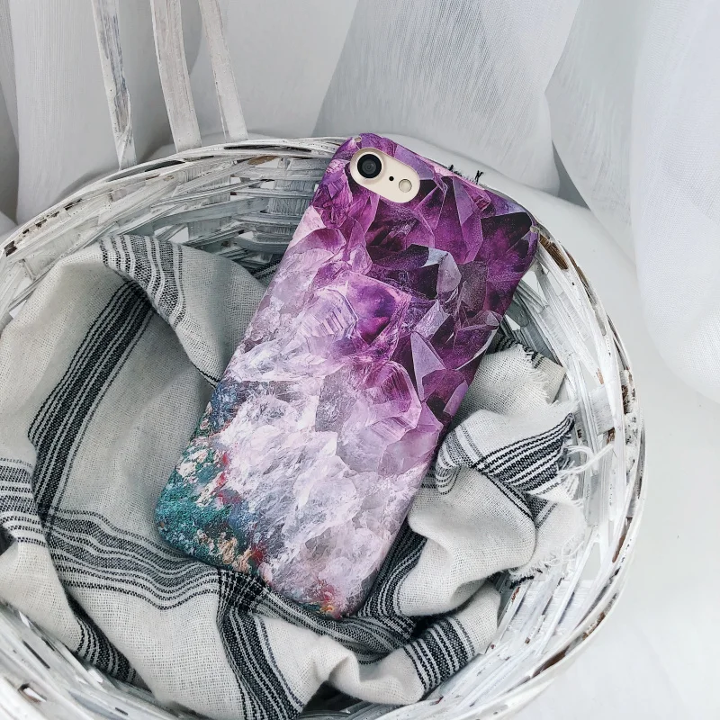 Luxury Diamond Case on For iphone XS XR Max Jade Pattern Marble Ultra Slim Hard PC Cover for 6 6s plus 7 8 X |