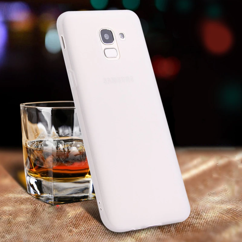 Силиконовые чехлы на для Samsung Galaxy J3, J5, J7 года J4 J6 Plus J7 J8 J2 Pro J4 Core J7 Duo, тонкий мягкий ТПУ матовый чехол - Цвет: Transparent White