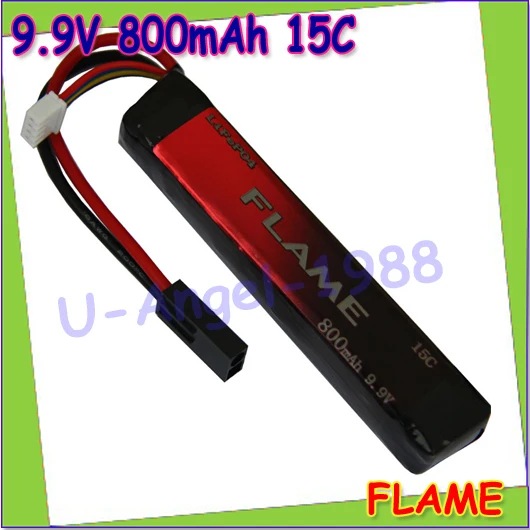 1 шт. 100% Оригинальная батарея 9 в 800 мАч 15C LiFePO4 LFP FLAME POF4 03 AEG страйкбол M3E08 Прямая