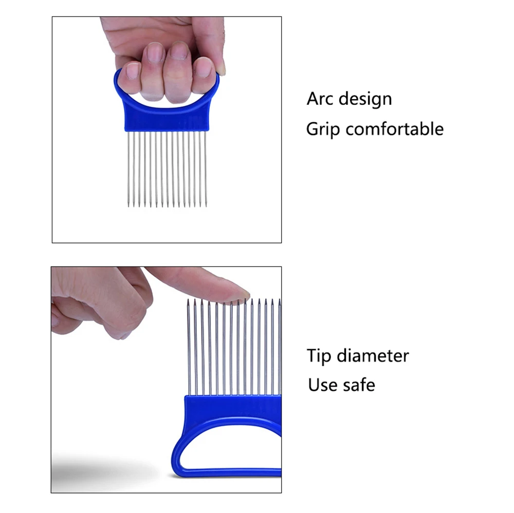 Нержавеющая сталь иглы фруктов и овощей ломтик Fixer Вырезать растительное
