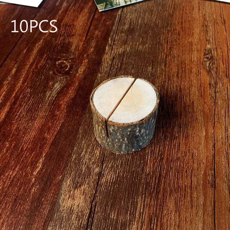 10PCS Wooden pile Романтичный светильник 3 м с зажимом DIY фото на заказ украшение стены старинные рыболовные сети бар вечерние Декор стены Свадебные украшения - Цвет: 10PCS Wooden pile