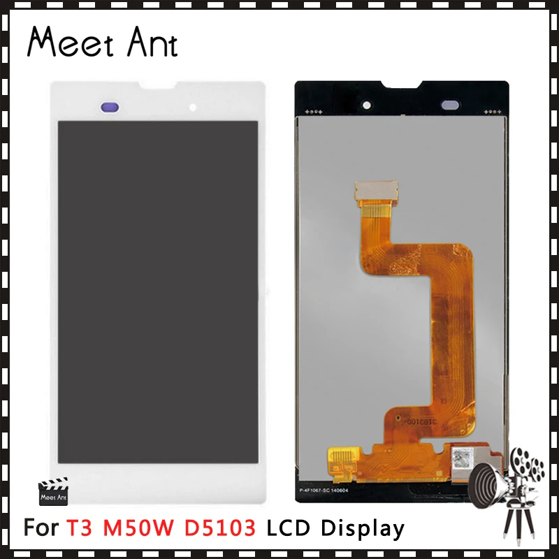Высококачественный ЖК дисплей 5 3 дюйма для Sony Xperia T3 M50W D5103 с сенсорным экраном и