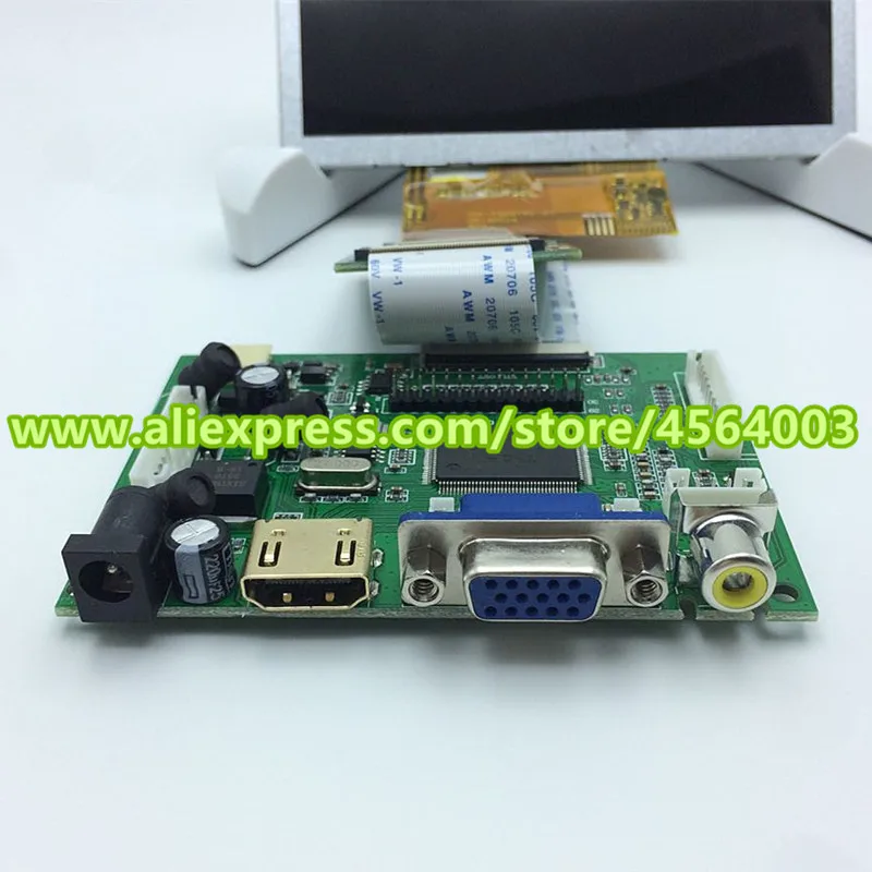 Плата драйвера ЖК контроллера 4 3 дюйма высокого разрешения 480*272 40pin TTL монитор