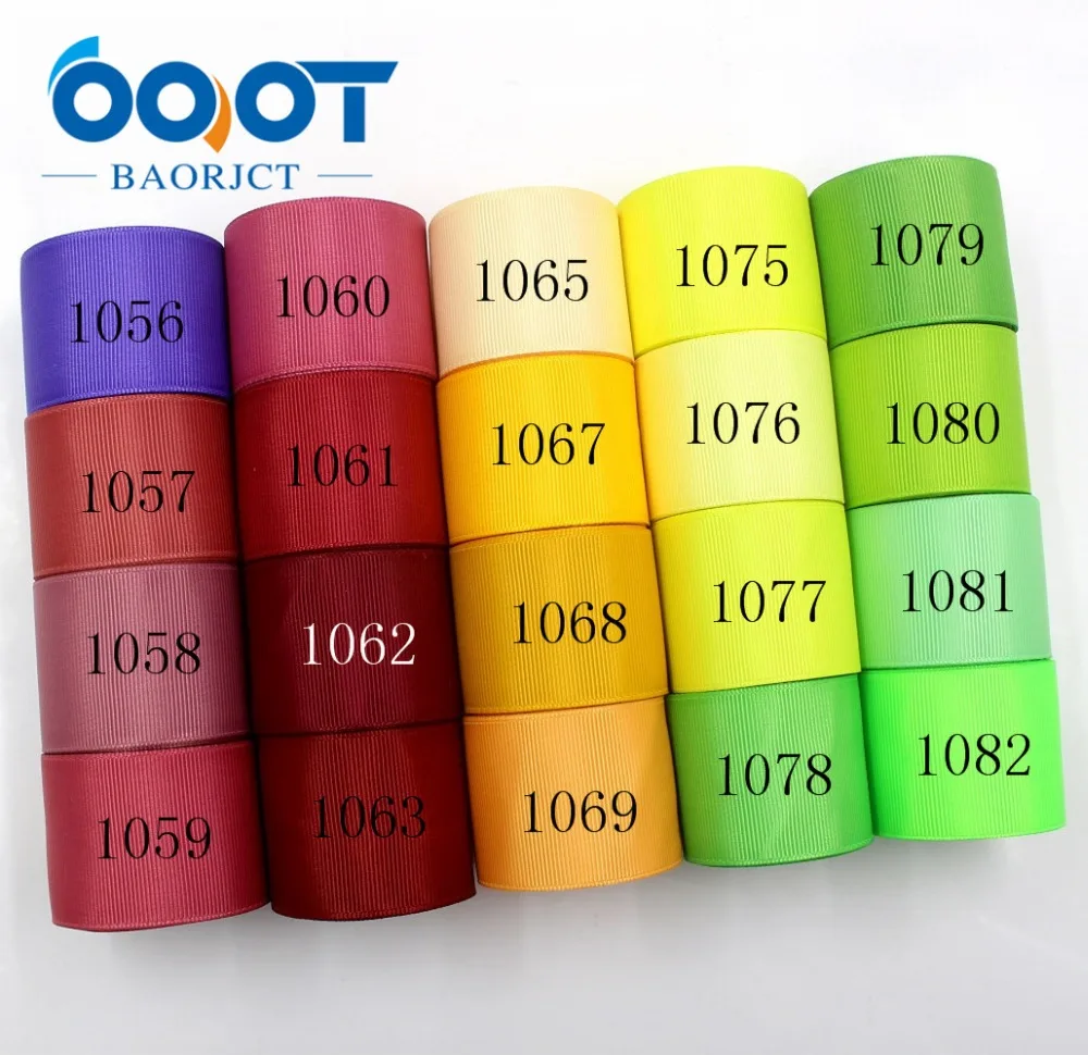 OOOT BAORJCT 181015-L38mm-6 38 мм 10 ярдов одноцветные ленты термопечать grosgrain DIY Одежда ручной