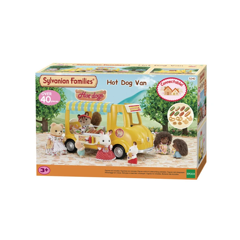 Sylvanian Families Кукольный домик для хот догов фургонов аксессуары автомобиля игровой