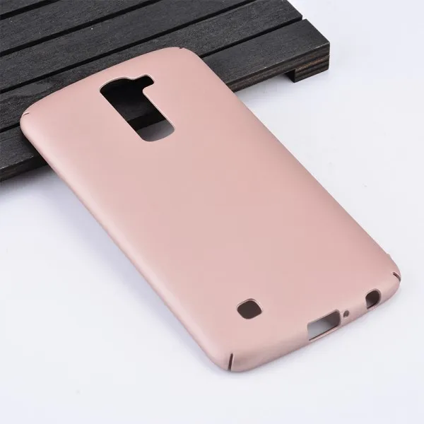 Для LG K10 Роскошный Прорезиненный Пластик Жесткий Case Matte Прорезиненные