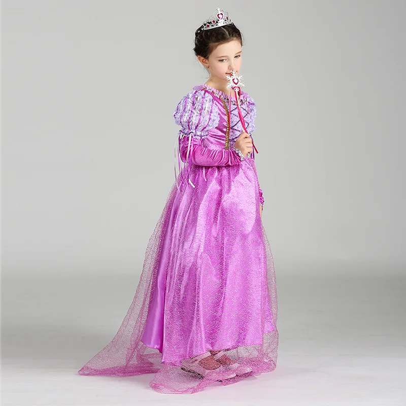 Princess Sophia Cosplay Costume Children's Purple Fashion Cute Formal Dress Full Set Outfits Halloween Party High Quality |