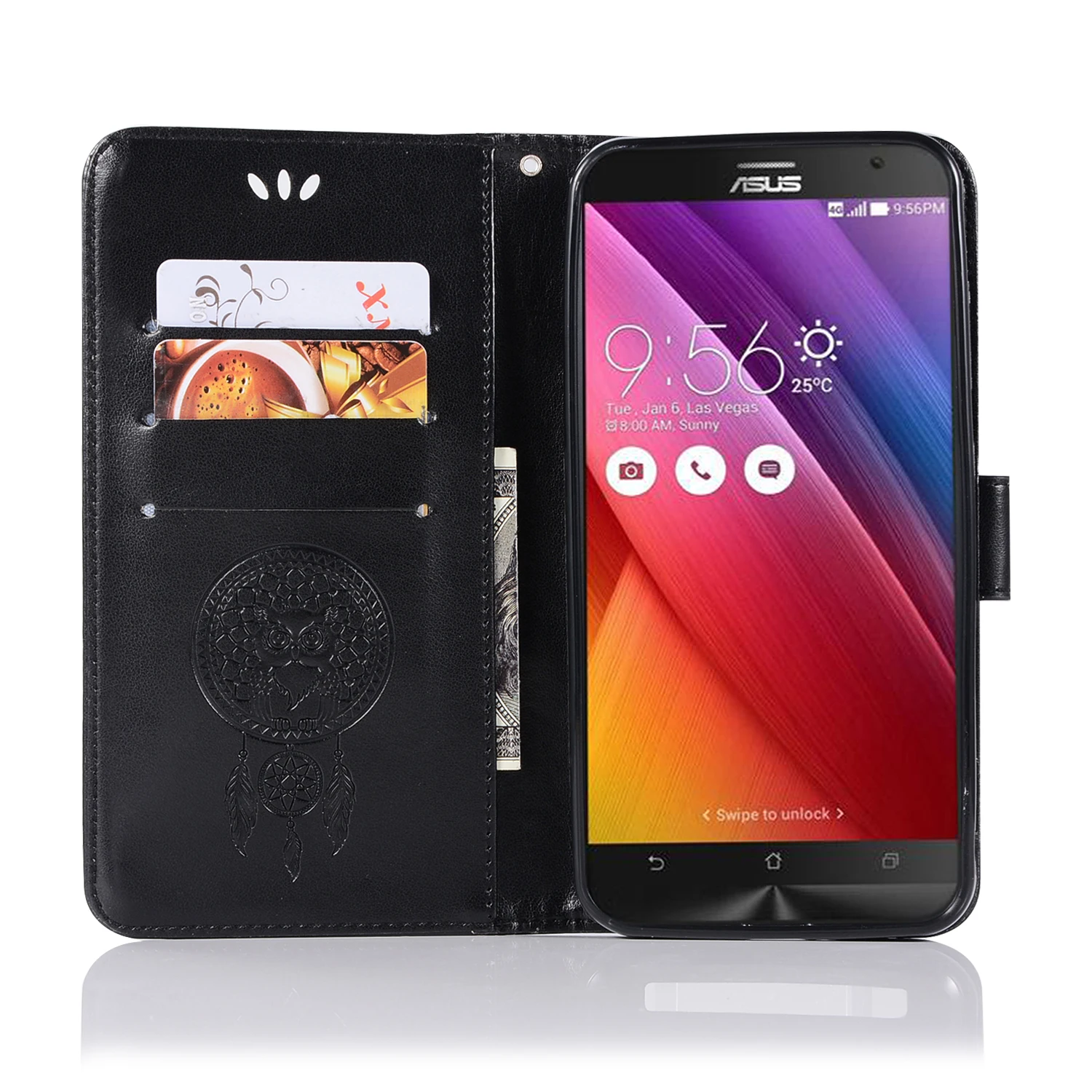 Чехлы для Asus Z010D Zenfone Max ZenfoneMax ZC550KL ZC ZC550 550 550KL KL откидной Чехол телефона кожаный