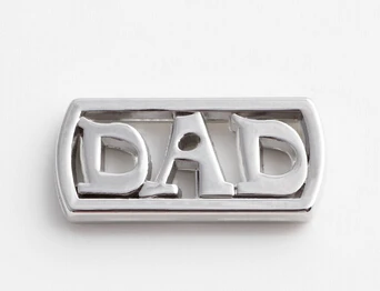 20 шт./лот цвета сплав папа буквы амулеты плавающие оконные пластины подходят для