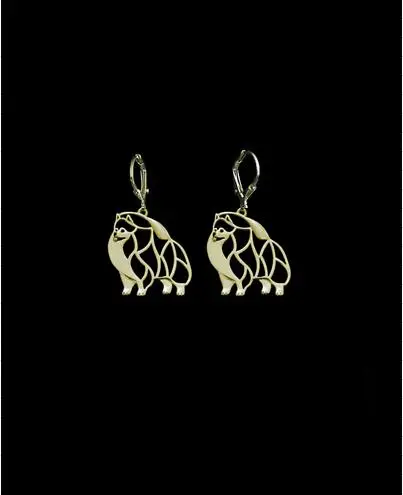 

Drop Shipping-Pomeranian Earrings