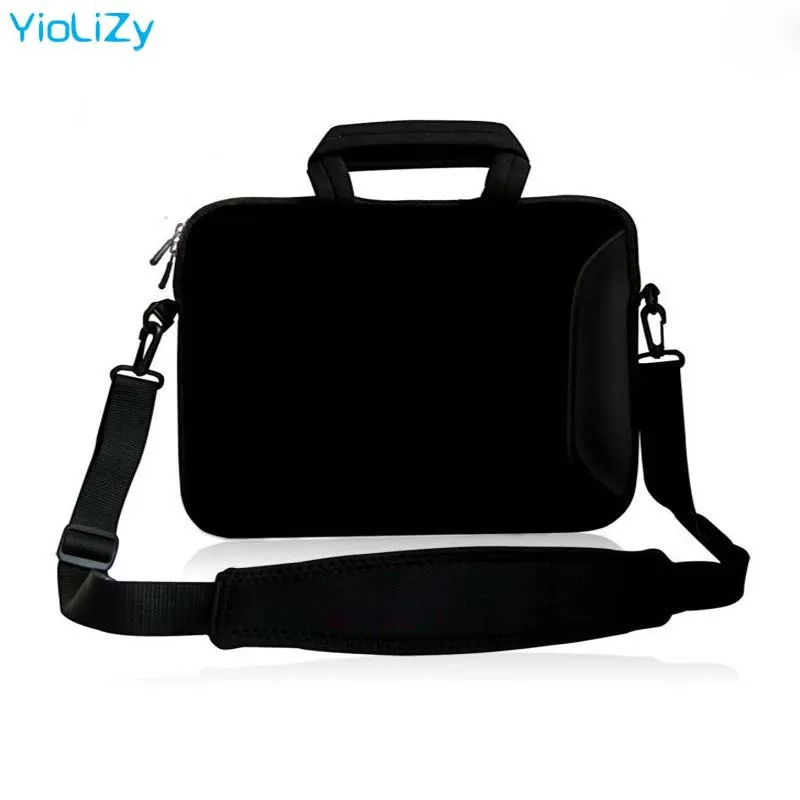 

10 11.6 13 13.3 14 15 15.6 17 briefcase Notebook sleeve Computer pure black Laptop shoulder Bag for macbook air 13 case SB-3333