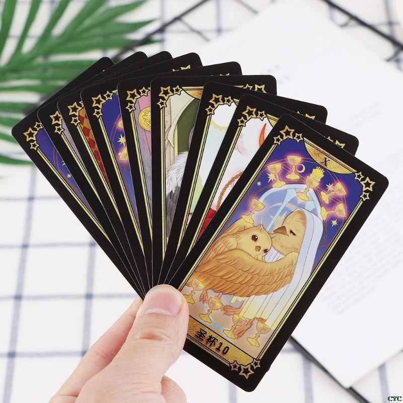 Студенческие карты Таро с красочной коробкой таинственное гадания Астрология