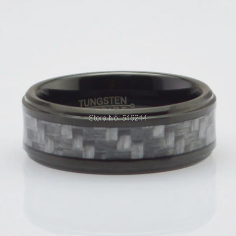 Кольцо обручальное из углеродного волокна для мальчиков и девочек удобное