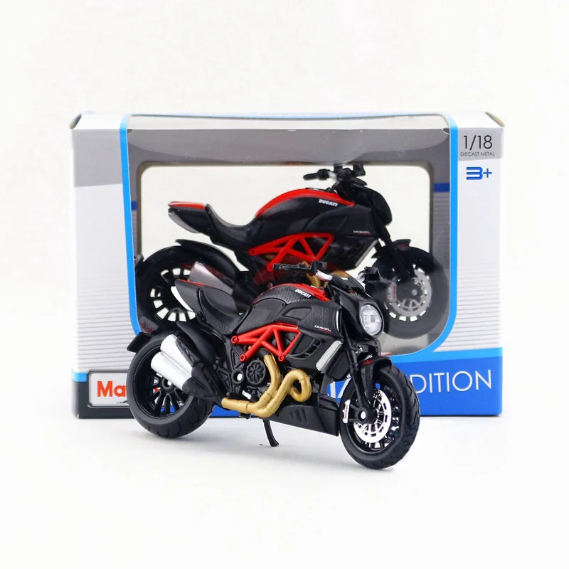 Мотоциклетная игрушка Maisto Ducati 1:18 из сплава модельные игрушки углеродного для