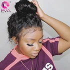 Эва волосы 360 кружева фронта al парик для черных женщин предварительно выщипанные кудрявые кружевные передние человеческие волосы парики с детскими волосами бразильские волосы Remy
