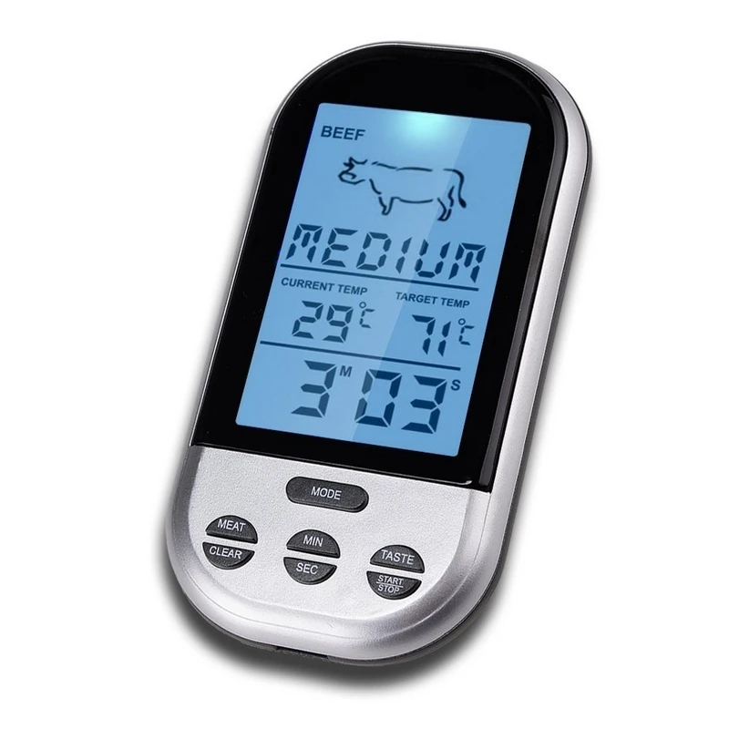 Цифровой беспроводной дистанционный термометр для мяса | Дом и сад