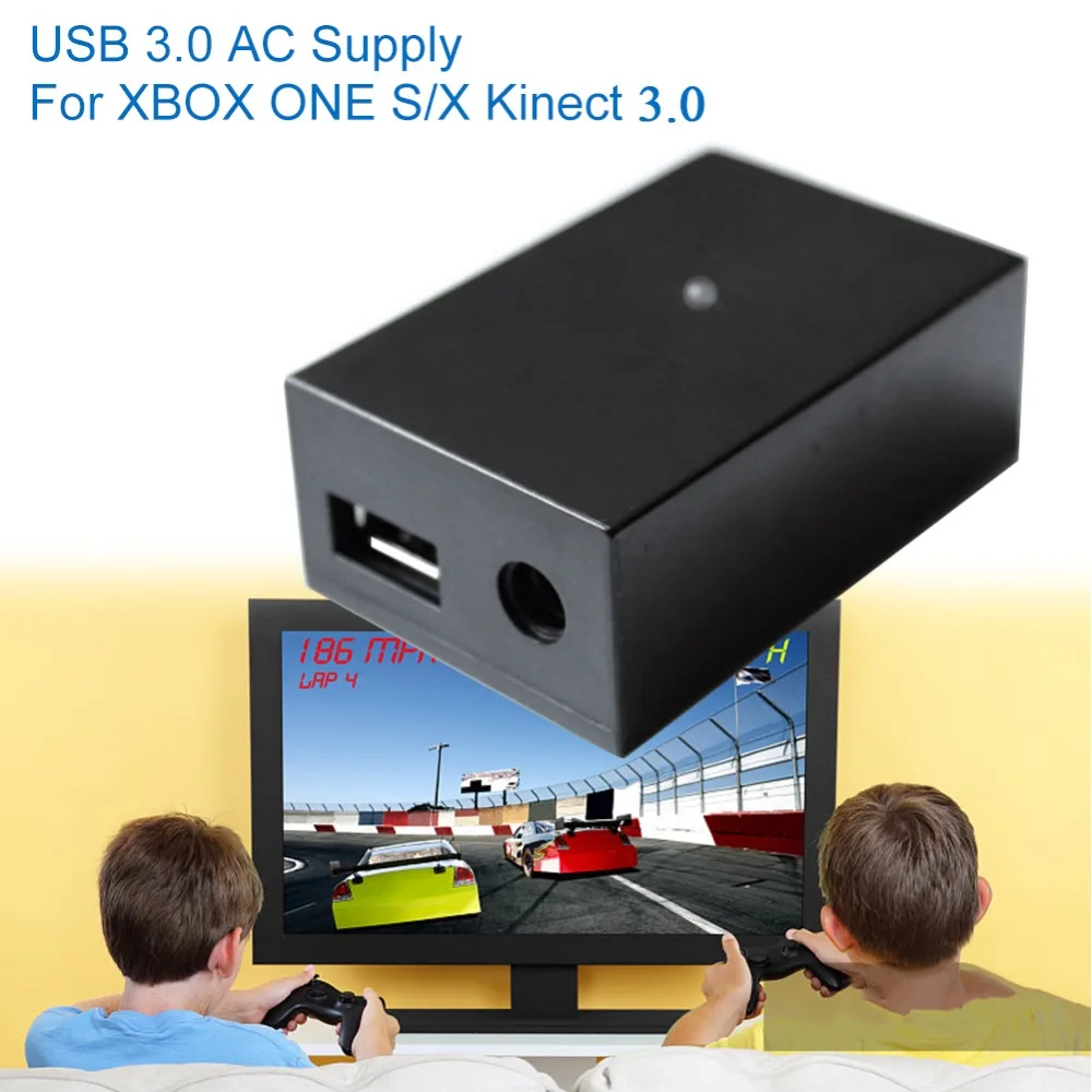 Новый адаптер переменного тока USB 3 0 блок питания для XBOX One S/X хост Kinect вилка ЕС и