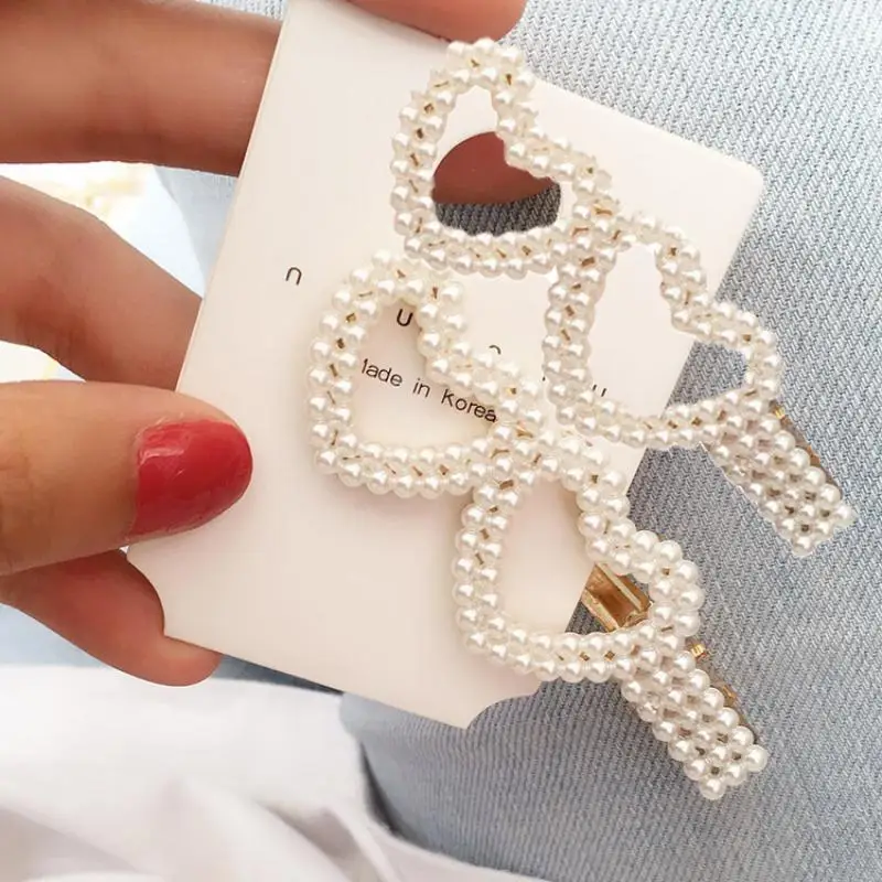 

Fashion girls Hair Accessories Cute Kids Girls Hair Clips With Pearl Design Hair Pin Children Hairpin Princess 3-16Y