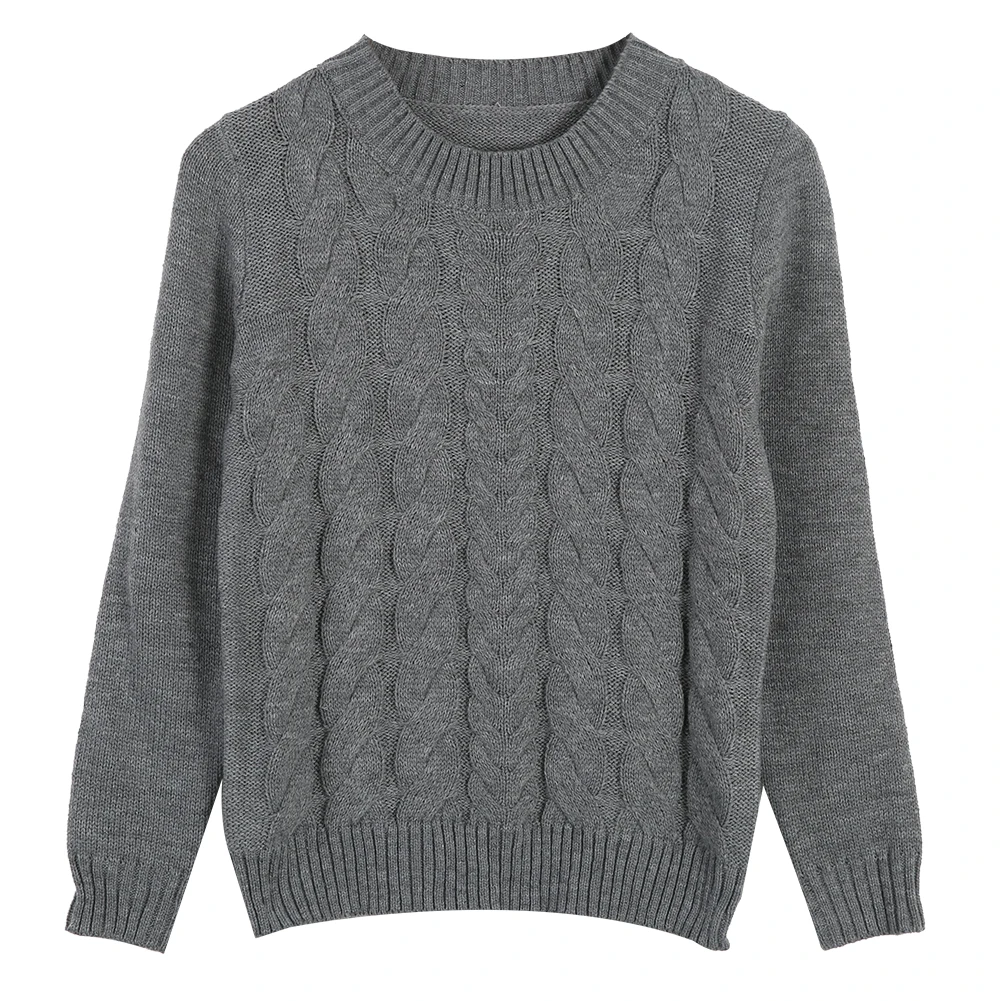 Gray Size S Женский свободный вязаный кардиган с длинными рукавами, пальто, куртка, верхняя одежда, повседневная Новинка, сделает вас теплым и красивым - Цвет: Gray Size S