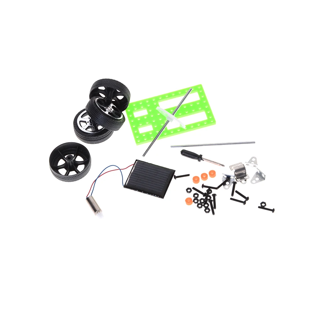 1 шт. новая забавная мини игрушка на солнечных батареях DIY автомобильный набор