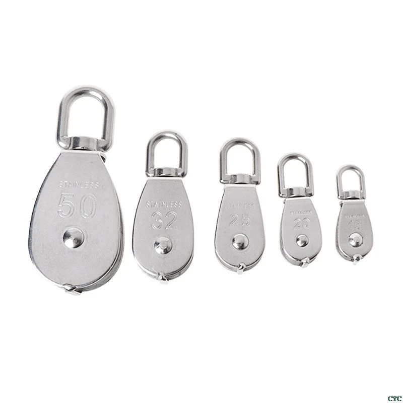 304 блоки шкивов из нержавеющей стали веревочная дорожка каяк аксессуары для