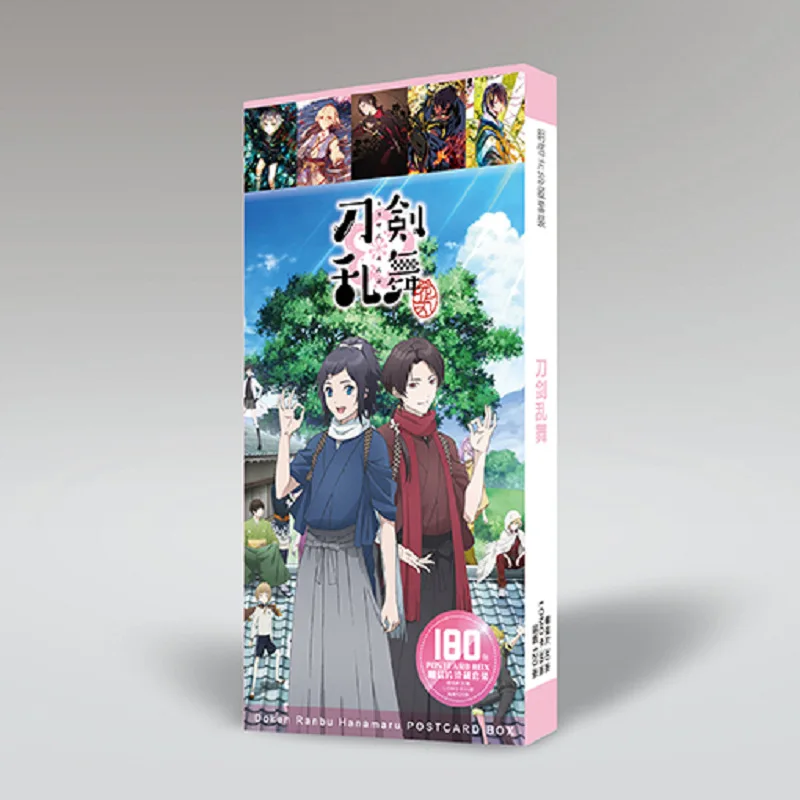 Аниме игра Touken Ranbu интернет дикий танец меча открытка почтовые открытки наклейка