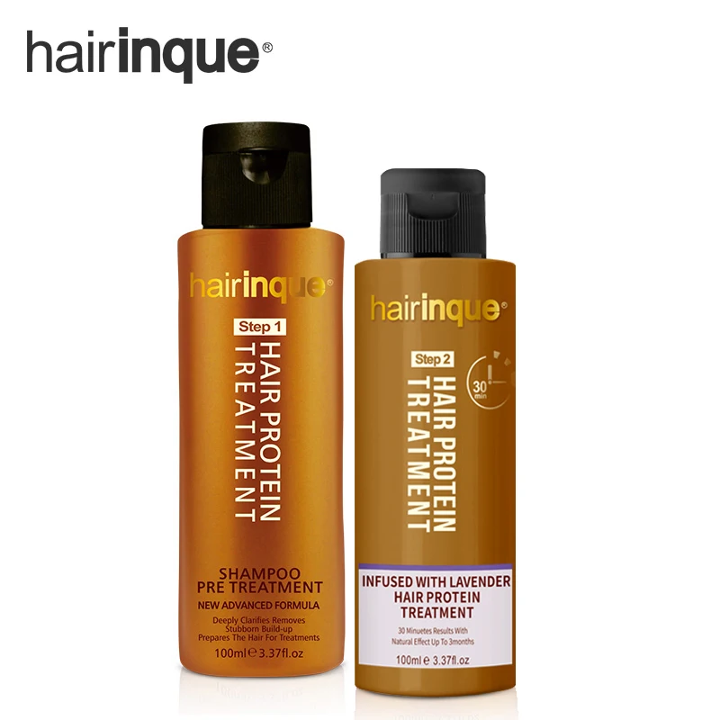 HAIRINQUE 100 мл Лаванда 12% бразильский Кератиновый для волос набор для лечения волос для поврежденных/вьющихся волос best средство для ухода за волосами