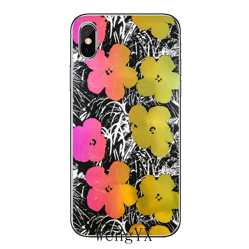 Тонкий силиконовый мягкий чехол для Apple iPhone 4, 4S, 5, 5S, 5c, SE, 6, 6s, 7, 8 plus, X, XR, XS Max, andy warhol - Цвет: andy-warhol-art-A-06