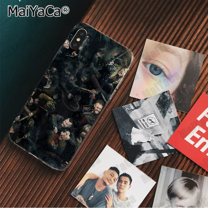 MaiYaCa сериал «Викинги» красочные милые аксессуары для телефонов Чехол для iphone 11 pro X XS MAX 66S 7 7plus 8 8Plus 5s XR чехол - Цвет: A7