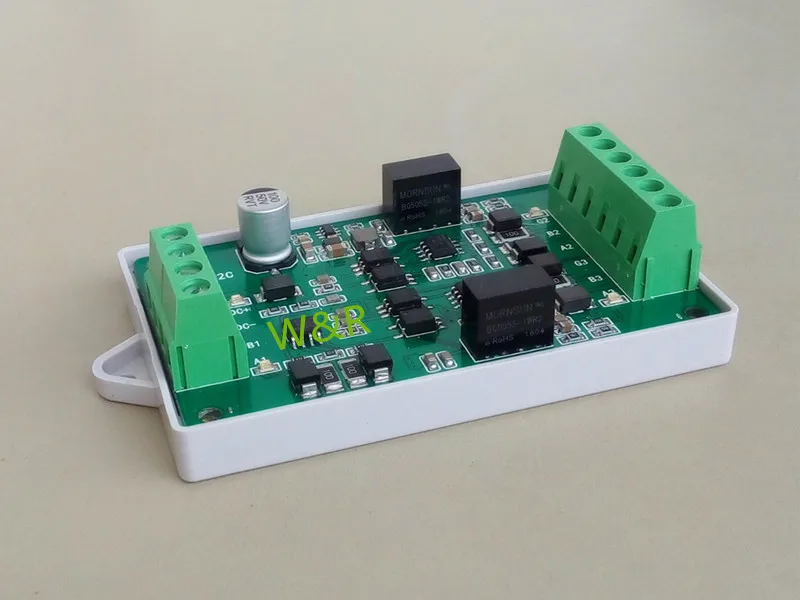 

2-way Industrial Grade Isolated 485 Repeater Communication Extension Amplifier DC 9V 12V 24V 36V