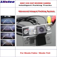 auto intelligentized reverse camera for skoda fabia 19992014 yeti 20092013 rear back dynamic guidance tracks hd ccd 13 cam
