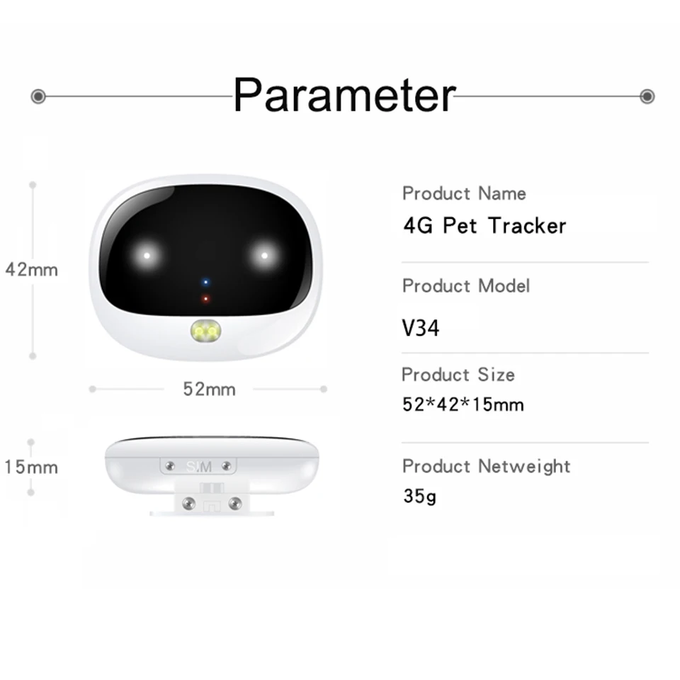 4G gps трекер V43 ошейник для домашних животных gps голосовой монитор gps трекер для домашних животных Отслеживание в реальном времени wifi локатор для кошек водонепроницаемый IP67 бесплатное приложение