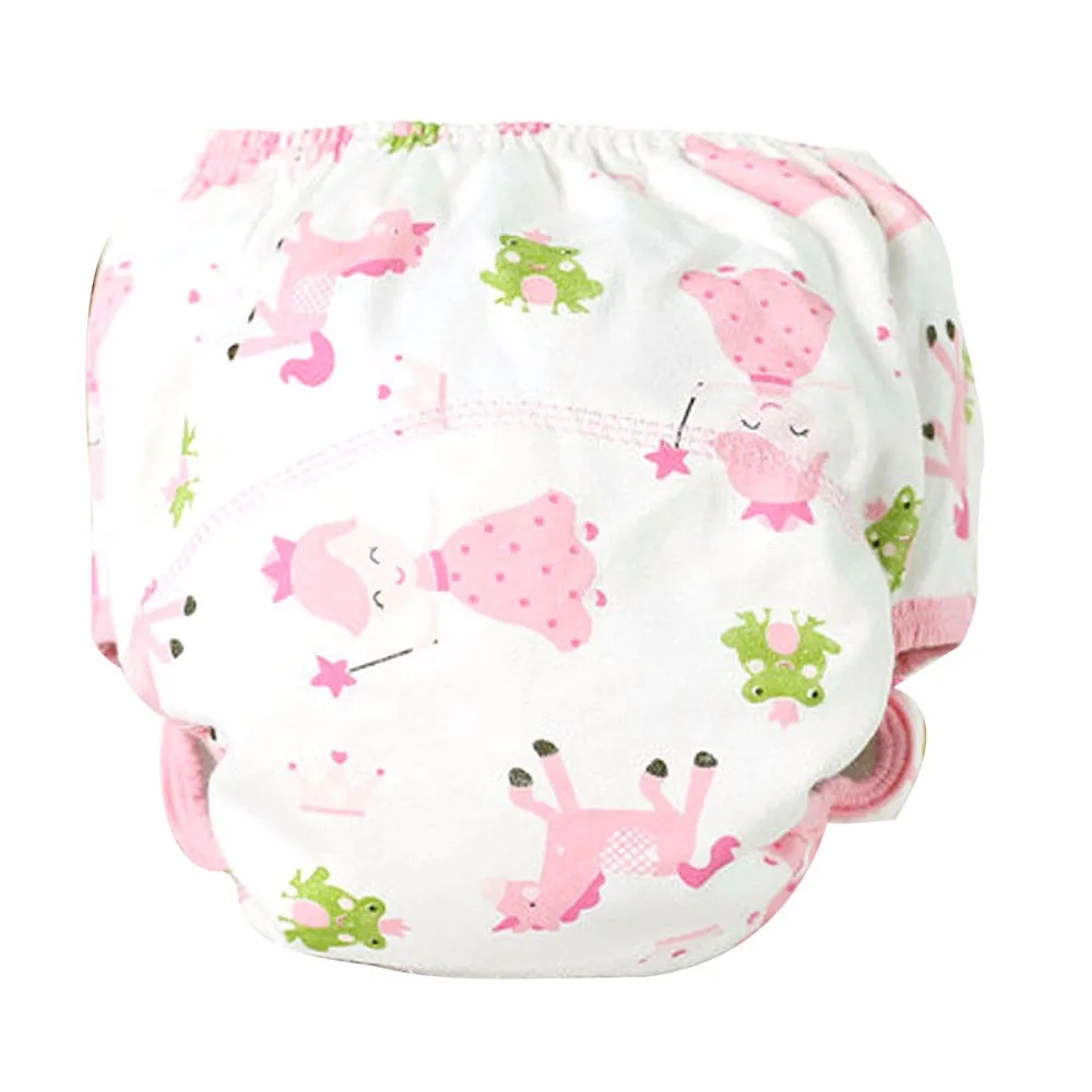 1PC Diaper Baby Cotton Training Pants Reusable Cloth Diaper Washable Nappies Two Sizes