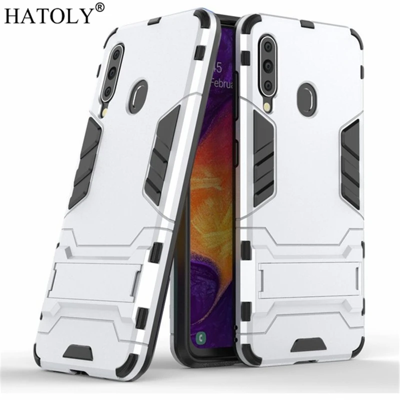 HATOLY армированный чехол для Samsung Galaxy A60 противоударный робот силиконовый