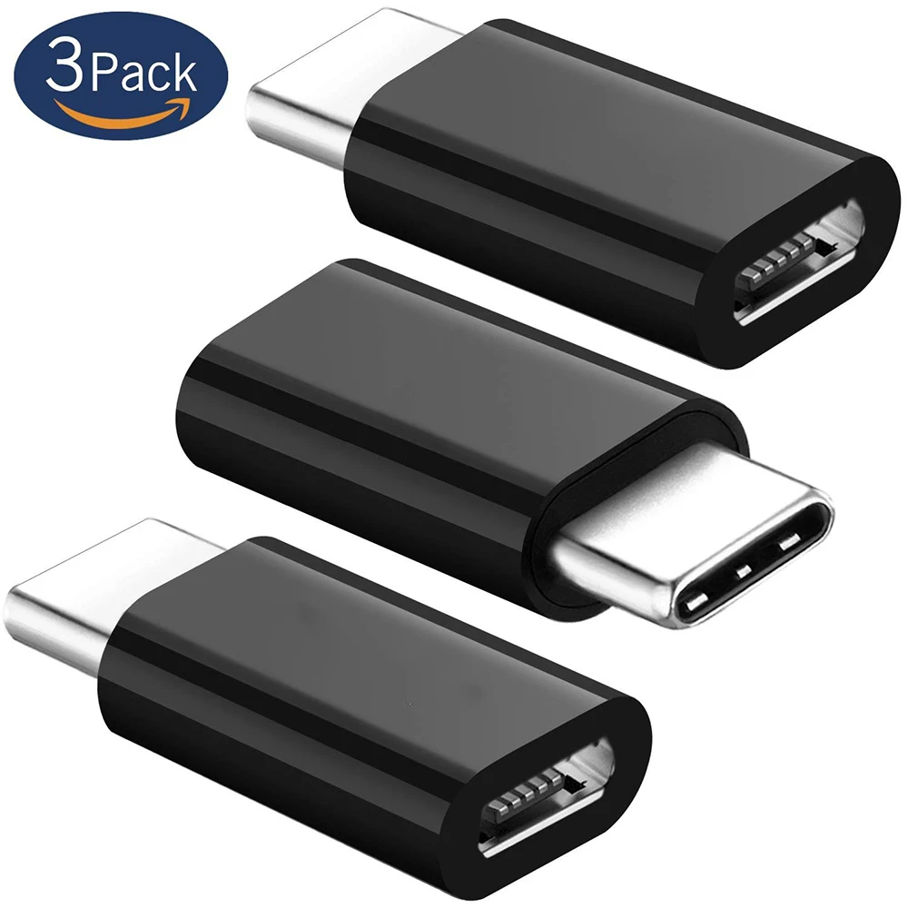 NYFundas 3 шт. USB C к Micro Type _ для huawei mate 20 pro X P20 honor v10 nova 3e one plus 6t 1 аксессуары | Мобильные