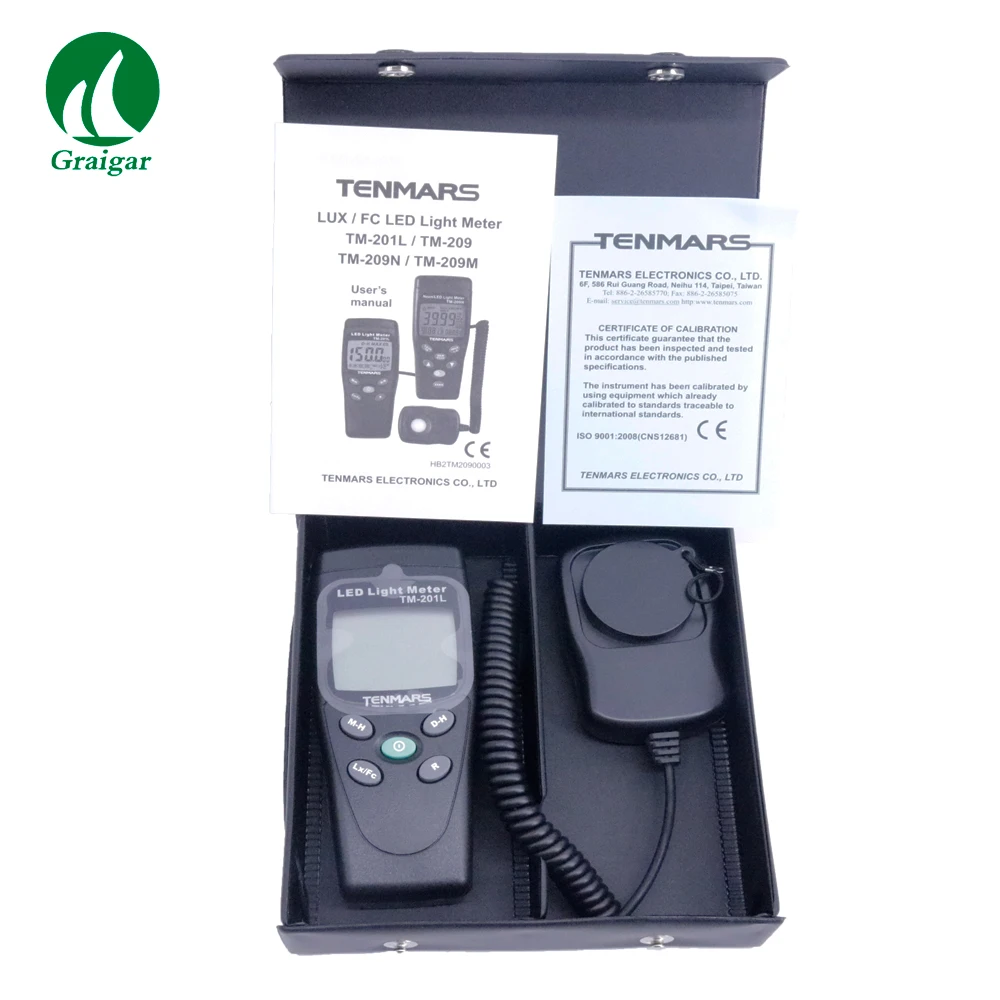 Цифровой дисплей измеритель уровня освещения LUX/FC светодиодный фонарь фотометр