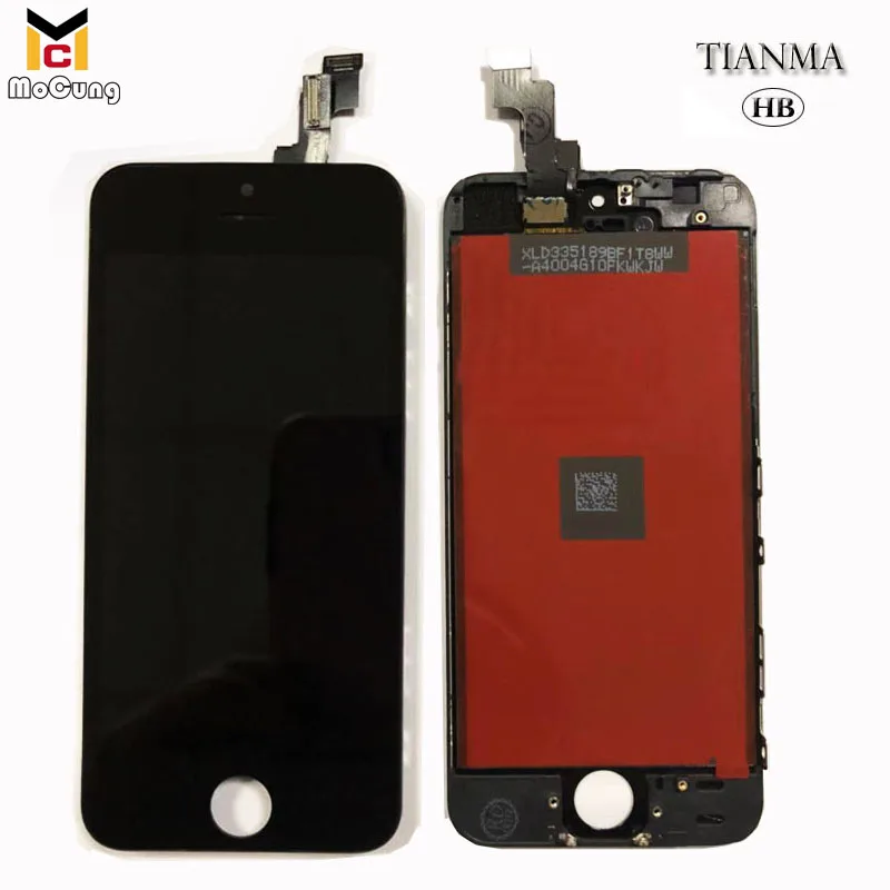 Для iphone 5S SE ЖК сенсорный экран дигитайзер в сборе 100% Совершенно новый Tianma высокая