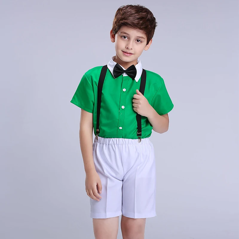 Костюмы в стиле хип хоп рубашка с короткими рукавами ярких цветов белая детская